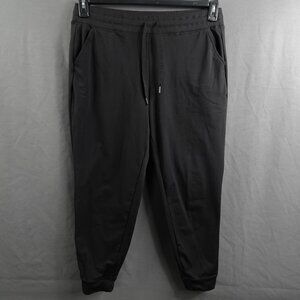 32 Degrees Heat Womens Jogger Pants Medium Black Lounge Fleece Lined Athleisure
